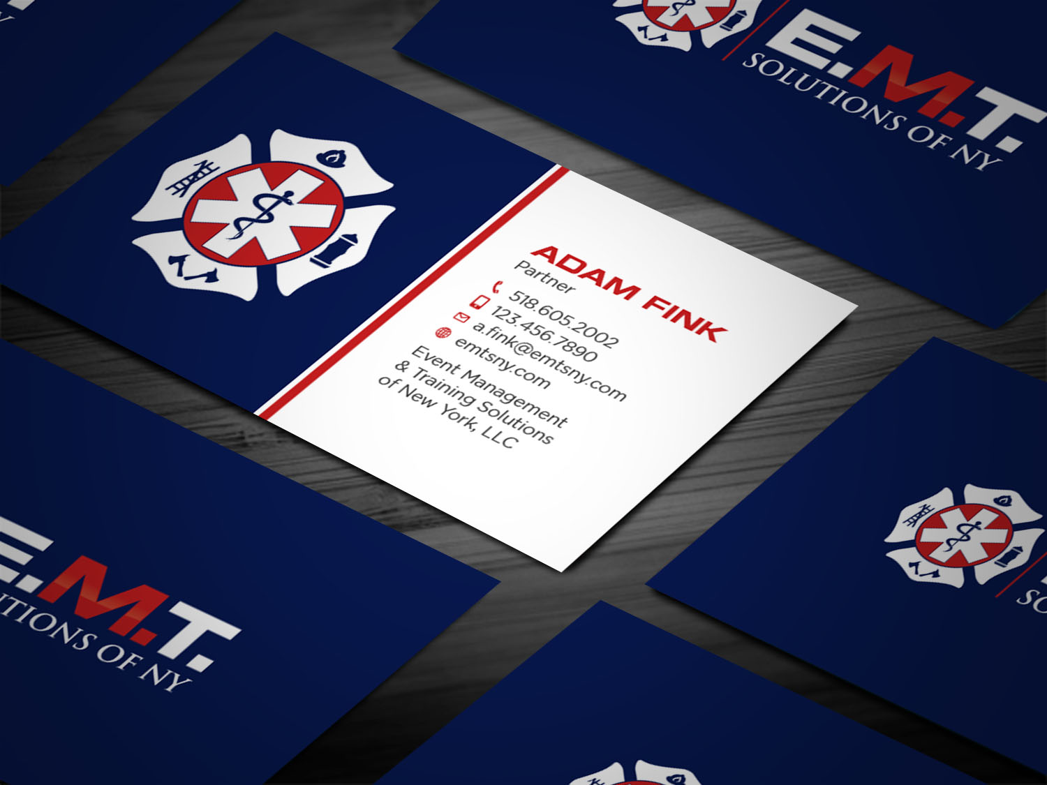 Business Card Design by Tripti Ranjan Gain for EMTS NY, LLC | Design #23644037