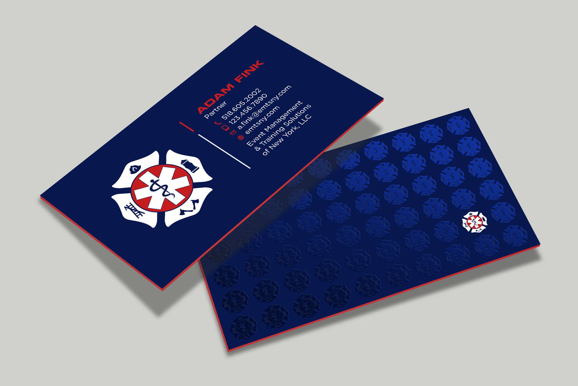 Business Card Design by Tripti Ranjan Gain for EMTS NY, LLC | Design #23644040