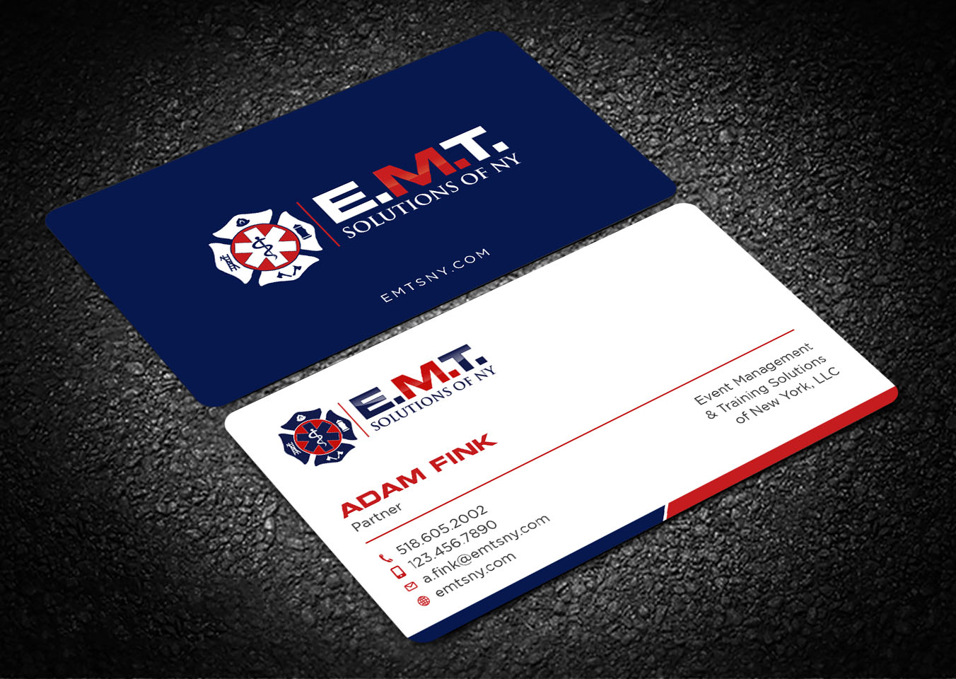 Business Card Design by Tripti Ranjan Gain for EMTS NY, LLC | Design #23644051