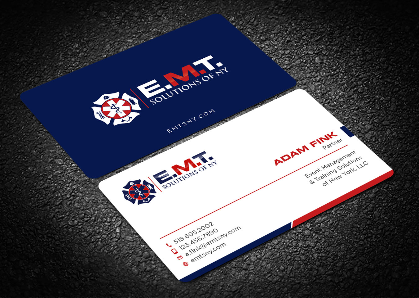 Business Card Design by Tripti Ranjan Gain for EMTS NY, LLC | Design #23644052