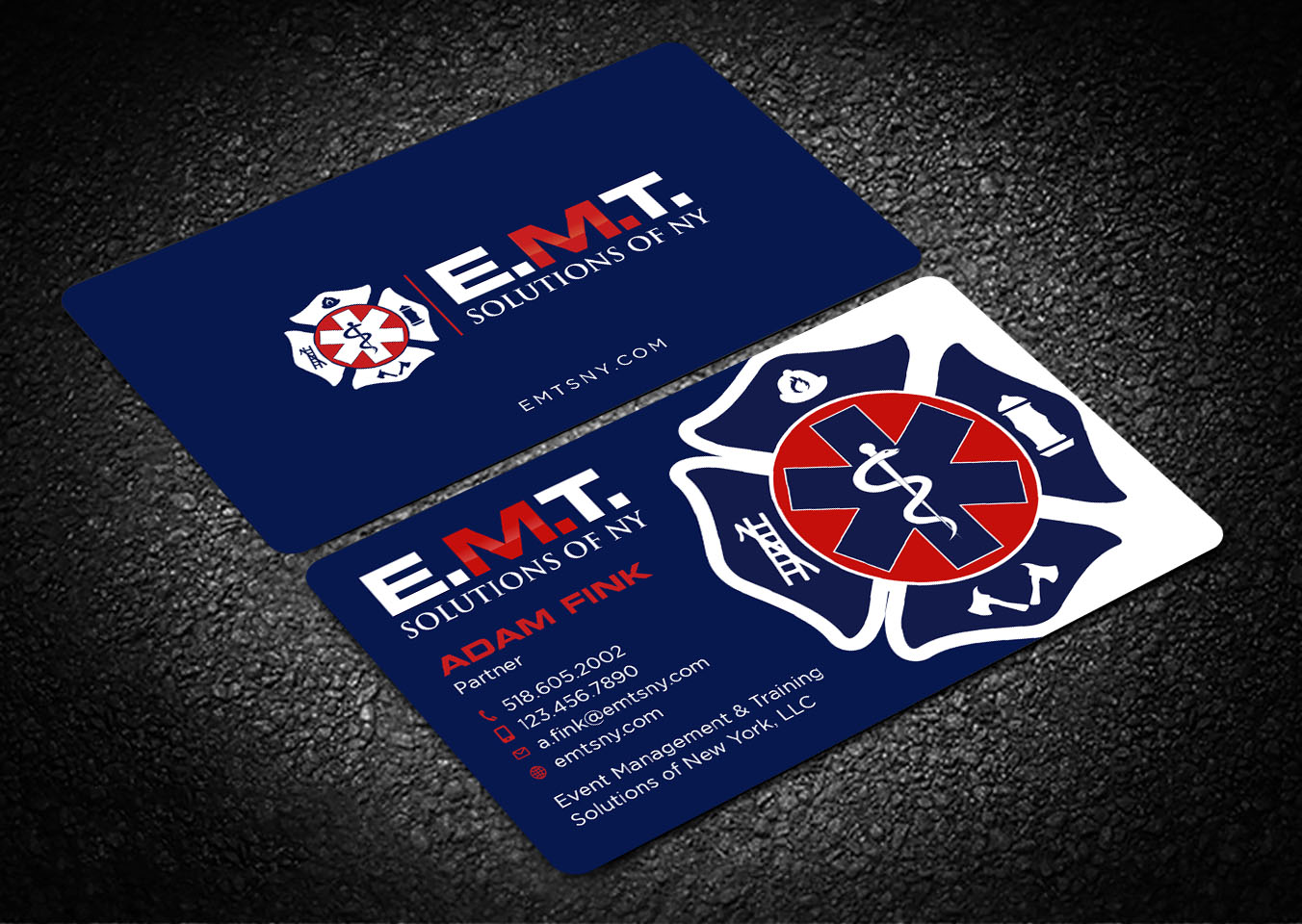 Design de Carte de Visite par Tripti Ranjan Gain pour EMTS NY, LLC | Design #23644056