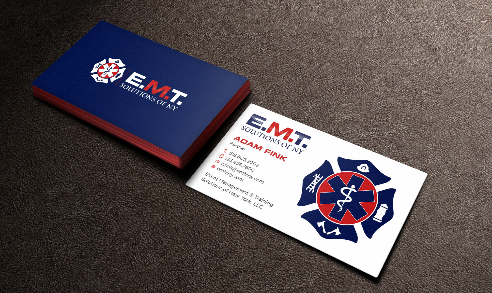 Business Card Design by Tripti Ranjan Gain for EMTS NY, LLC | Design #23644057