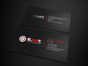 Business Card Design by Tripti Ranjan Gain for EMTS NY, LLC | Design: #23700123