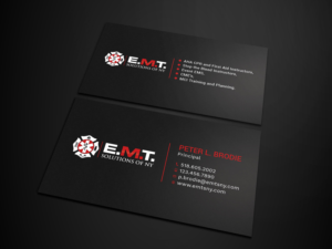 Business Card Design by Tripti Ranjan Gain for EMTS NY, LLC | Design: #23700124
