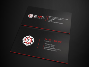 Business Card Design by Tripti Ranjan Gain for EMTS NY, LLC | Design: #23700126