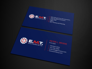 Business Card Design by Tripti Ranjan Gain for EMTS NY, LLC | Design: #23700139