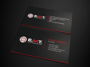 Business Card Design by Tripti Ranjan Gain for EMTS NY, LLC | Design: #23741027