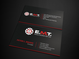 Business Card Design by Tripti Ranjan Gain for EMTS NY, LLC | Design: #23741029