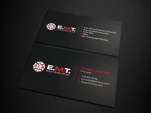 Business Card Design by Tripti Ranjan Gain for EMTS NY, LLC | Design: #23755250