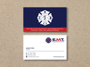 Business Card Design by Moumita_ for EMTS NY, LLC | Design: #23646742