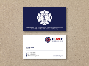 Business Card Design by Moumita_ for EMTS NY, LLC | Design: #23646743