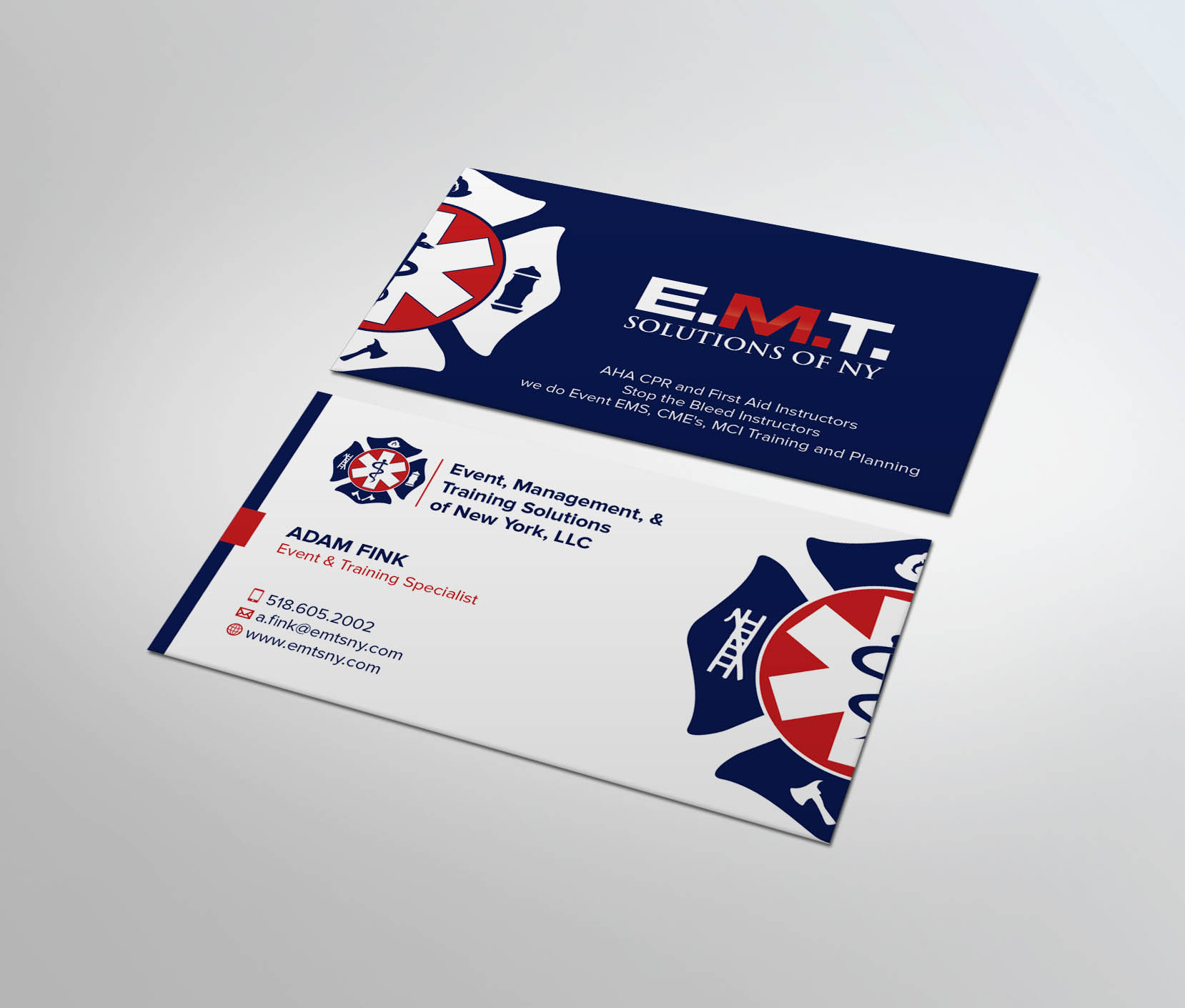 Business Card Design by MDesign for EMTS NY, LLC | Design #23661159