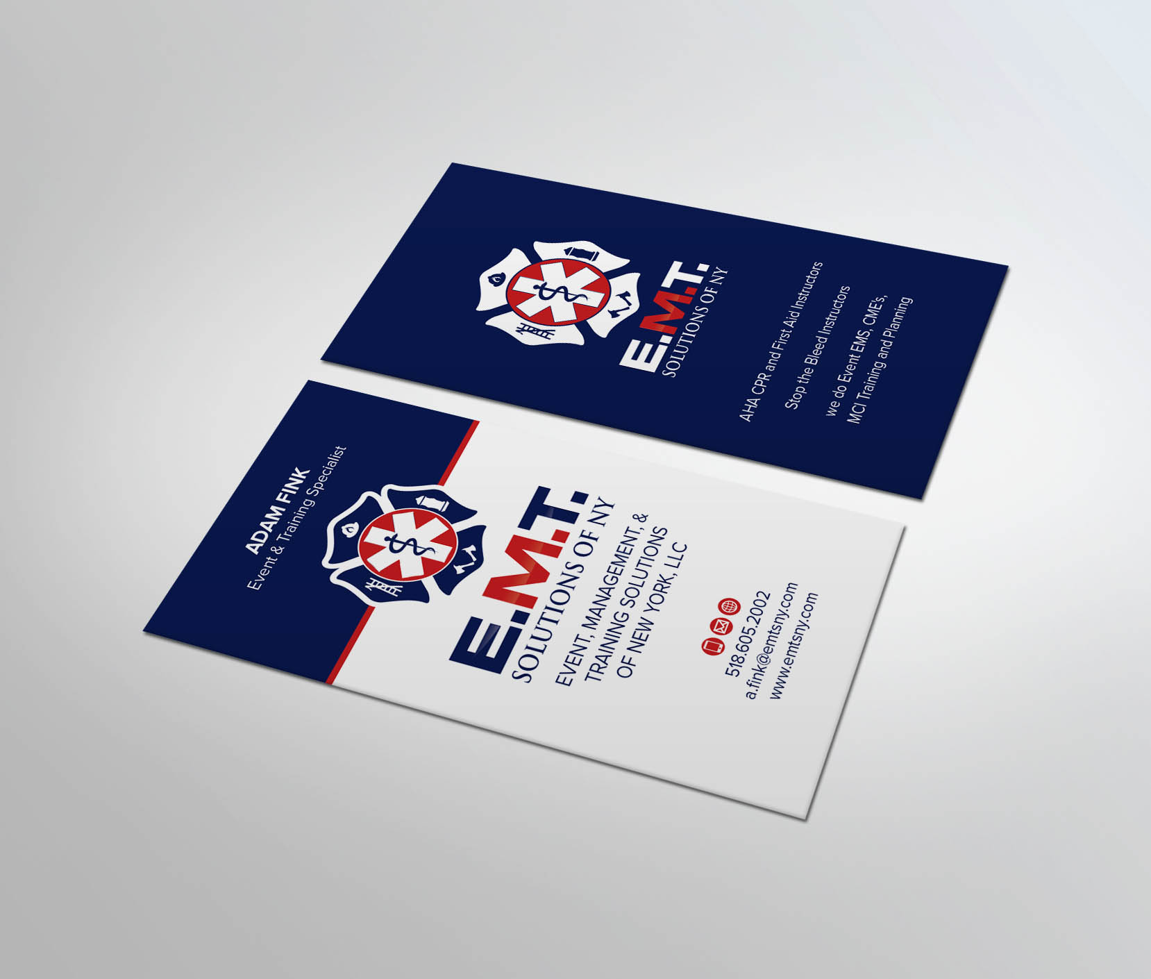 Business Card Design by MDesign for EMTS NY, LLC | Design #23668262