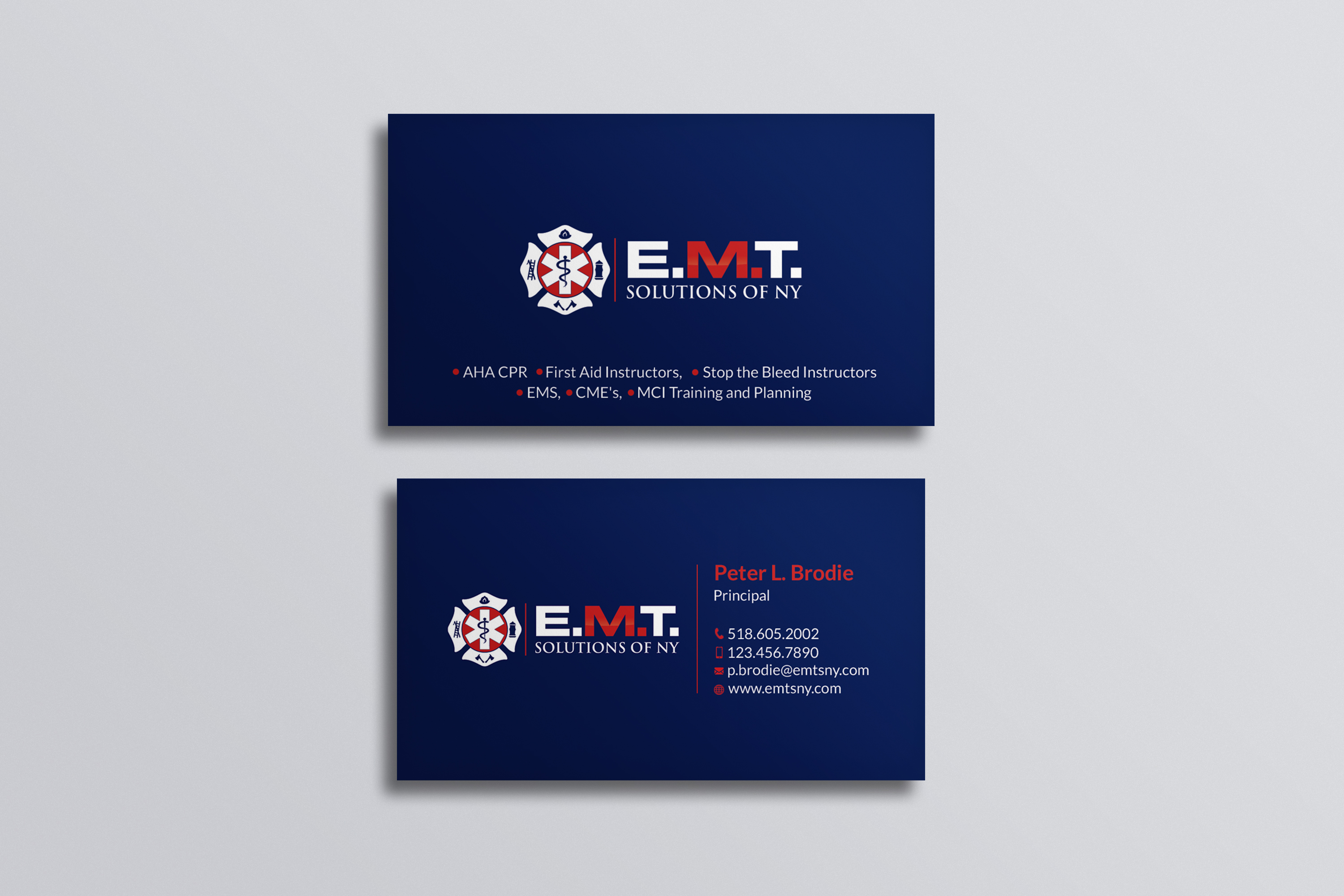 Business Card Design by Srabon55014 for EMTS NY, LLC | Design #23649858