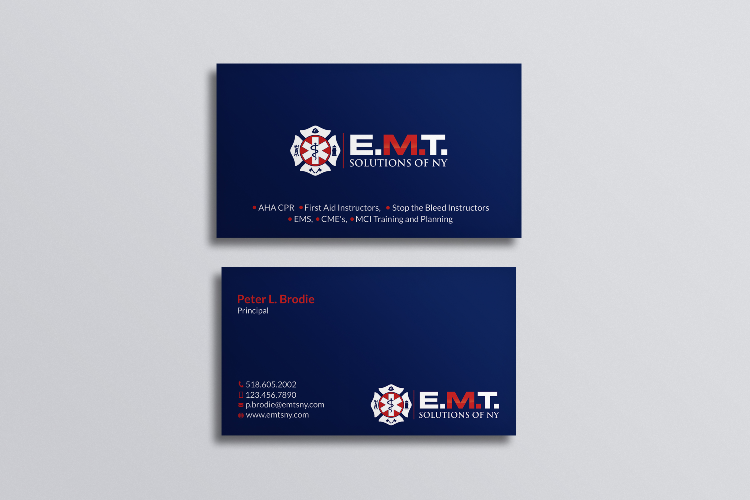 Visitenkarten-Design von Srabon55014 für EMTS NY, LLC | Design #23649879