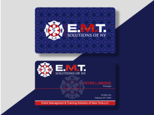 Business Card Design by Pixel_huntar for EMTS NY, LLC | Design: #23674111
