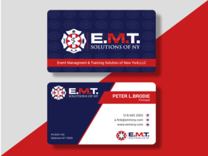 Business Card Design by Pixel_huntar for EMTS NY, LLC | Design: #23674280