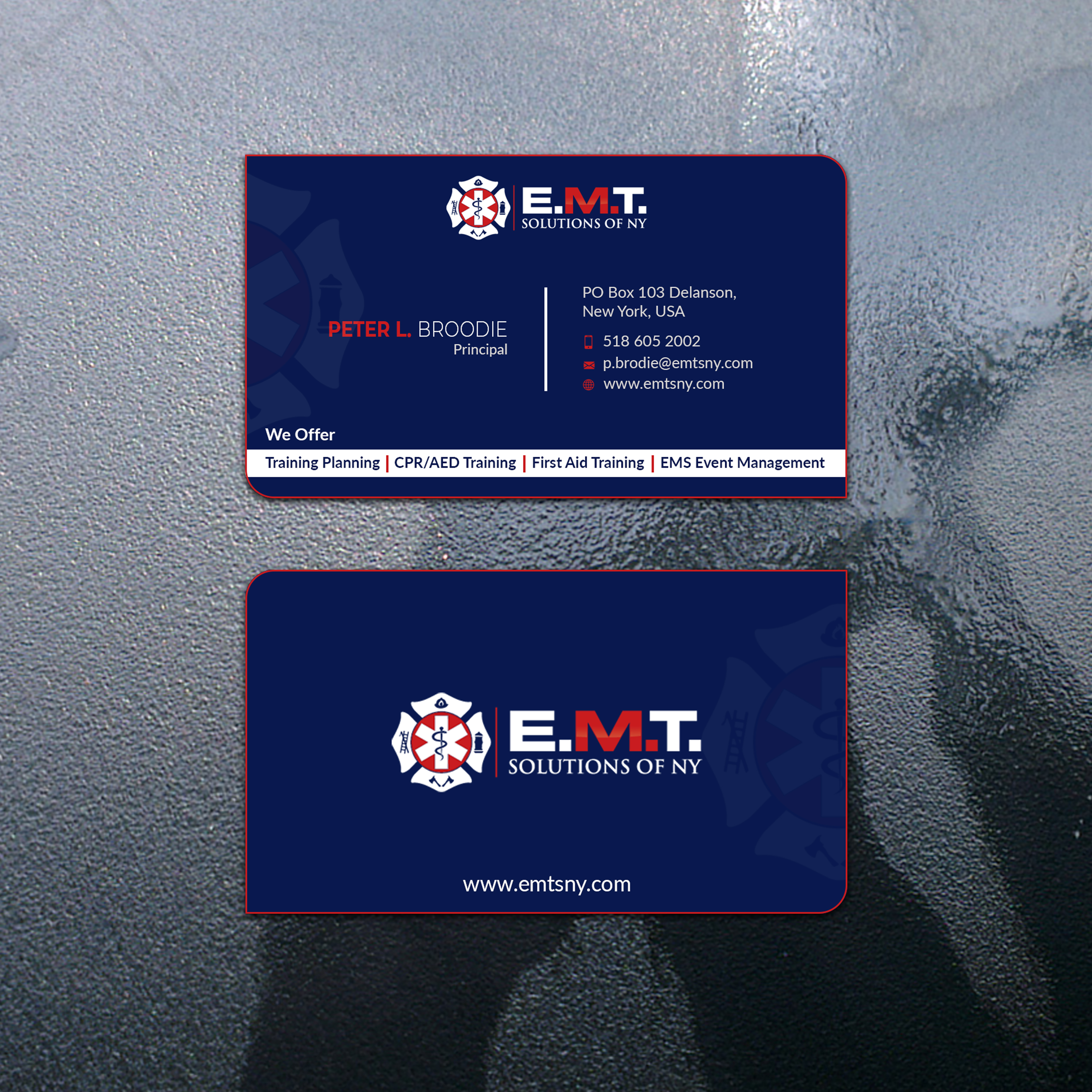 Business Card Design by Jahidul for EMTS NY, LLC | Design #23686613
