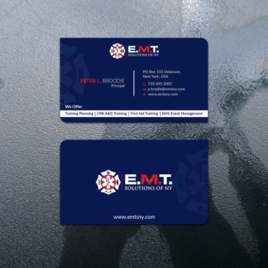 Business Card Design by Jahidul for EMTS NY, LLC | Design: #23686614