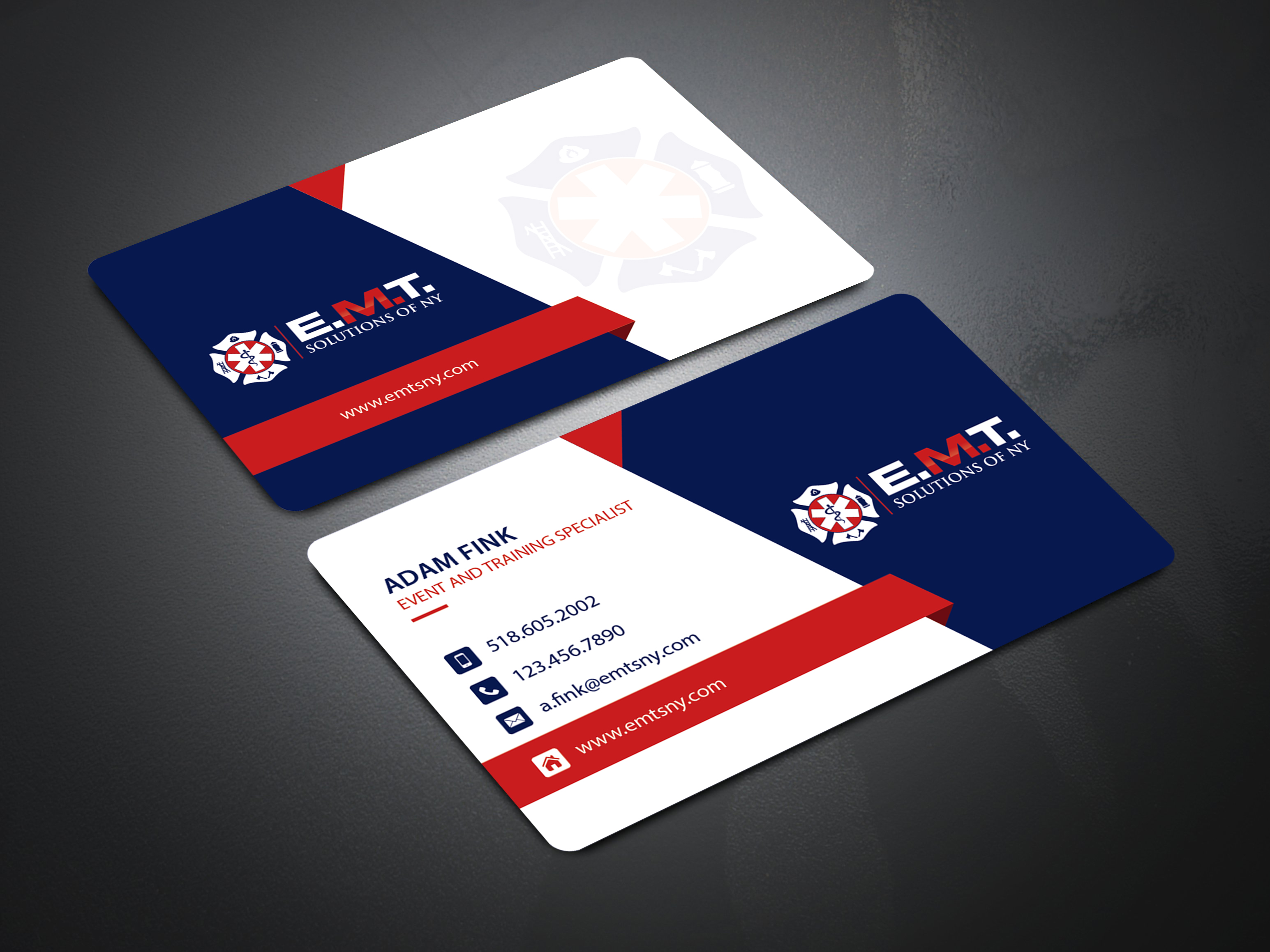 Business Card Design by Skytouch Solutions for EMTS NY, LLC | Design #23697791