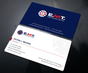 Visitenkarten-Design von Uttom 2 für EMTS NY, LLC | Design #23644992