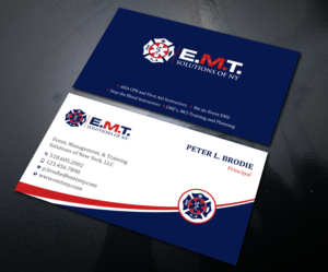 Business Card Design by Uttom 2 for EMTS NY, LLC | Design: #23644994