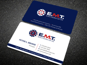 Business Card Design by Uttom 2 for EMTS NY, LLC | Design: #23644995