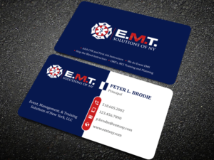 Business Card Design by Uttom 2 for EMTS NY, LLC | Design: #23645008