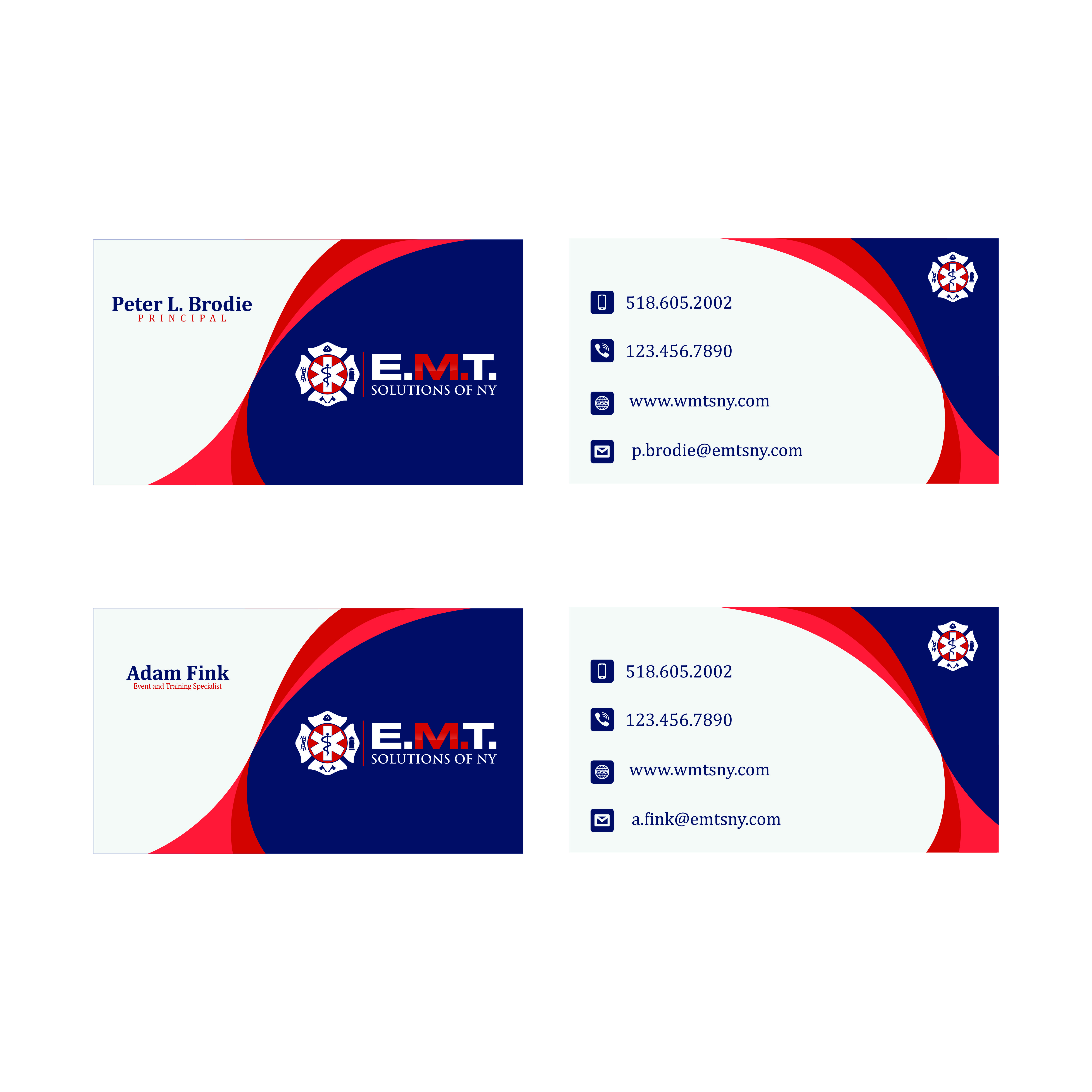 Business Card Design by Septian Yossi for EMTS NY, LLC | Design #23647723