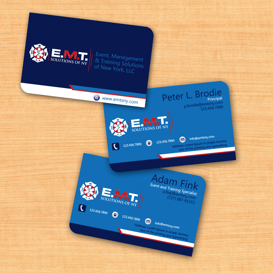 Design de Carte de Visite par Rupok 3 pour EMTS NY, LLC | Design #23644150