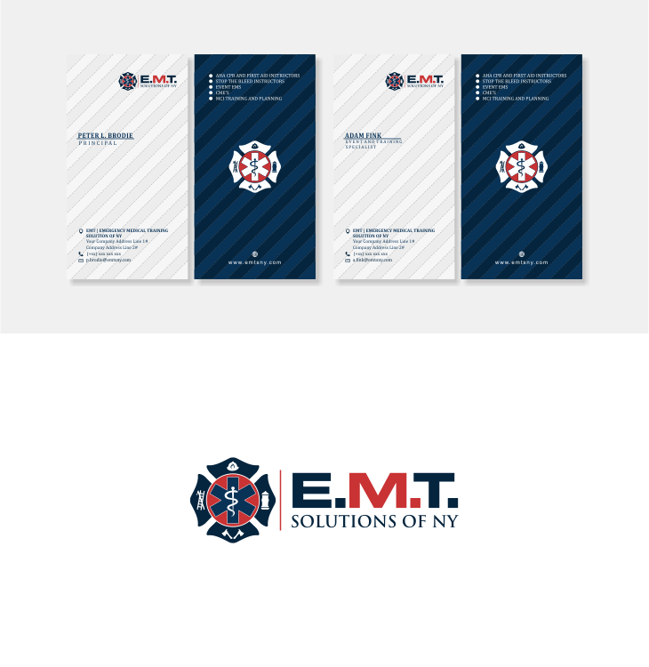 Business Card Design by BambusArt for EMTS NY, LLC | Design #23676209
