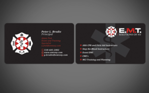 Business Card Design by Graphics Design Help for EMTS NY, LLC | Design: #23680381
