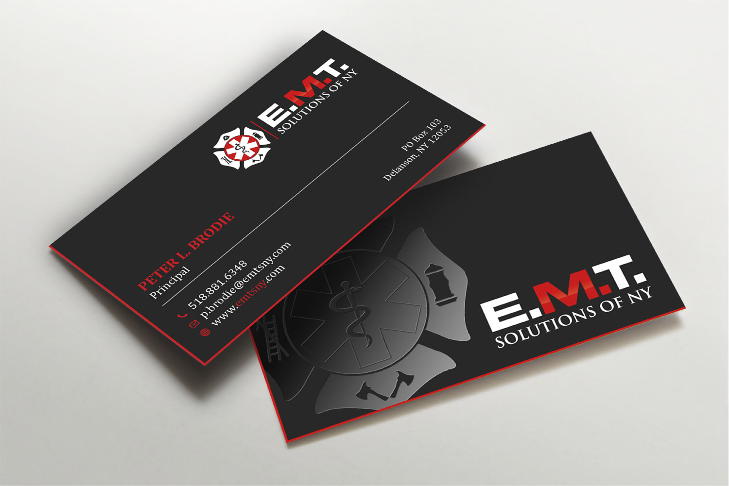 Business Card Design by Imagine design000 for EMTS NY, LLC | Design #23756084