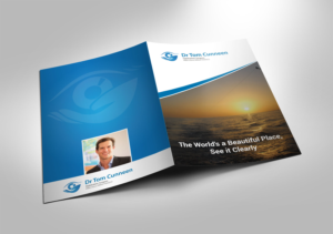 Eye surgeon needs a presentation folder and a business card for his practice manager. Logo alread... | Design de Papeterie par Tripti Ranjan Gain