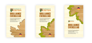 Modern Label for our high quality parquet oil and parquet cleaner | Label Design by Oleg Androsov