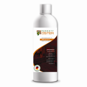 Modern Label for our high quality parquet oil and parquet cleaner | Label Design by OroojF