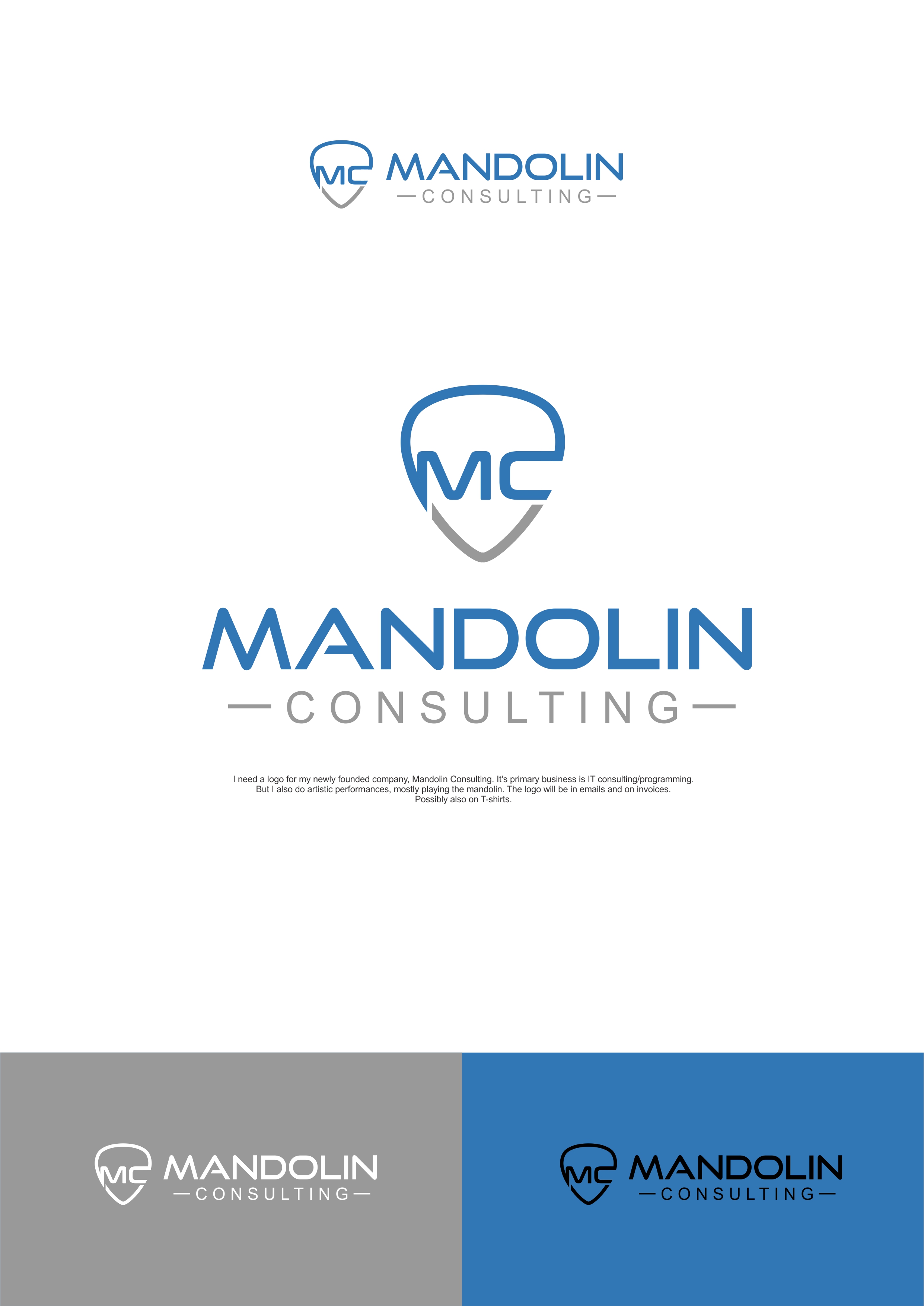 Logo-Design von alok bhopatkar für Mandolin Consulting AB | Design #23729968