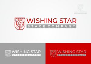 (Main) "Wishing Star" (Sub) "Stage Company" | Logo Design by adjeiiBlack