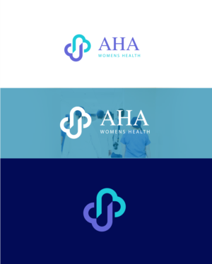 AHA OBGYN or AHA Womens Health | Logo Design by Ng V Duc
