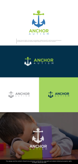 Anchor Autism.  | Design de Logo par Kim Ji