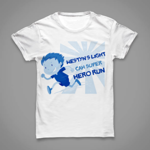 Westyn’s Light CAH Super Hero Run/Walk | T-Shirt-Design von creative gravity