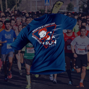 Westyn’s Light CAH Super Hero Run/Walk | Diseño de Camiseta por Yafi Mridha