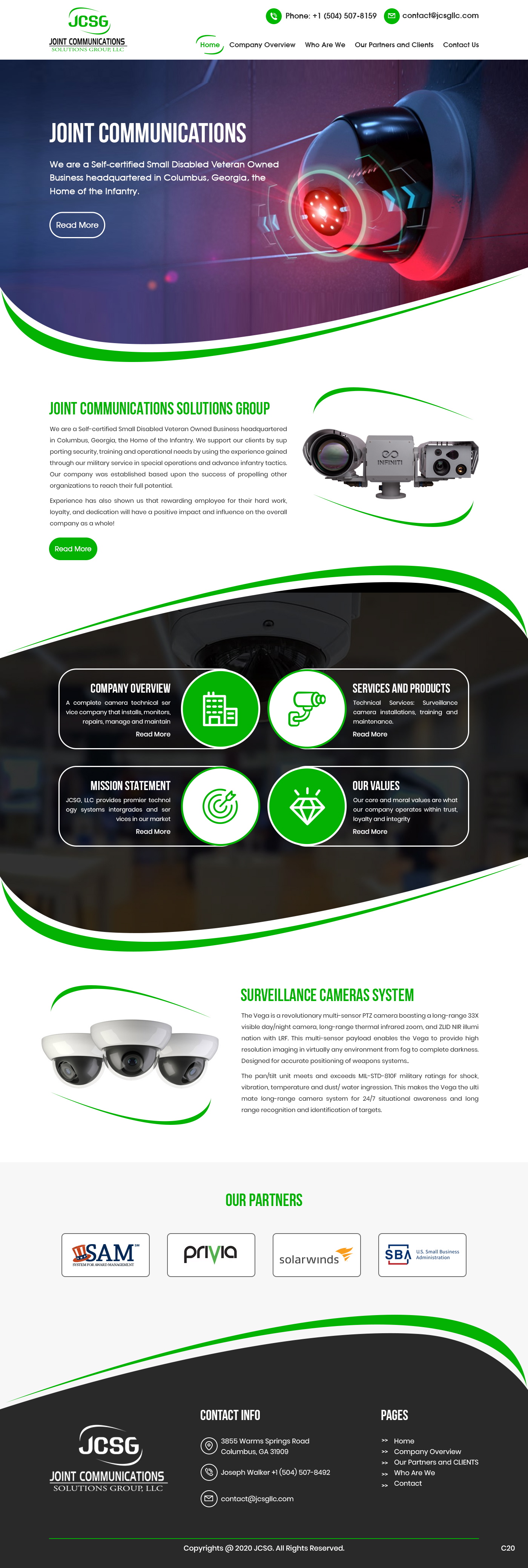 Web Design by pb for Joint Communications Solutions Group, LLC | Design #23663536