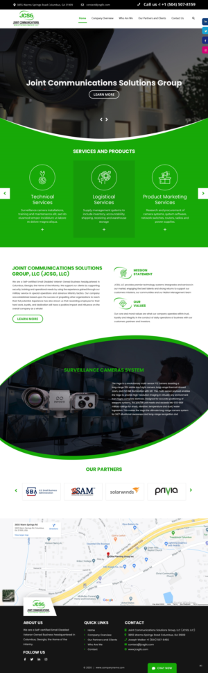 Web Design by pb for Joint Communications Solutions Group, LLC | Design: #23663537