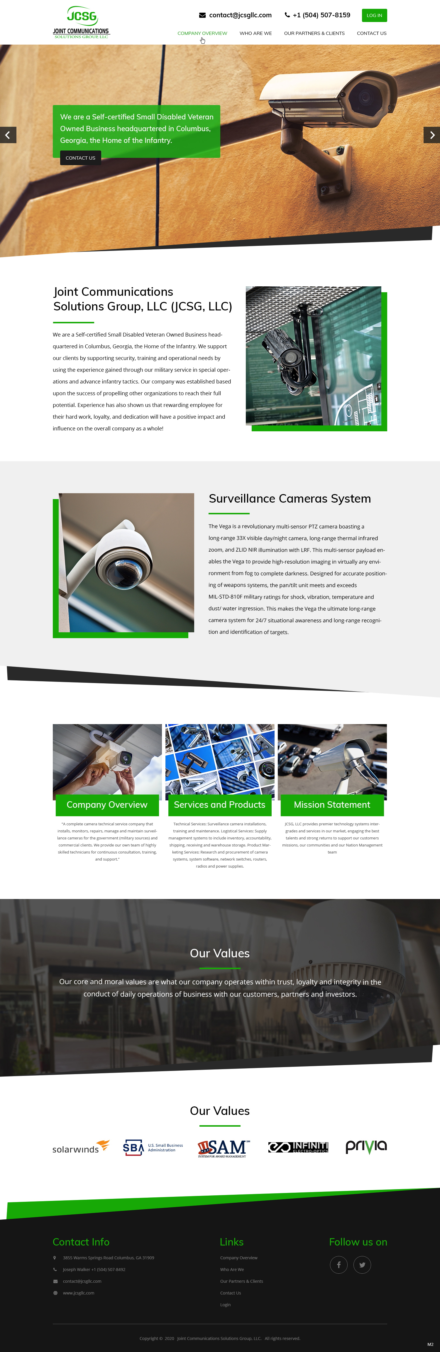 Web-Design von pb für Joint Communications Solutions Group, LLC | Design #23663539