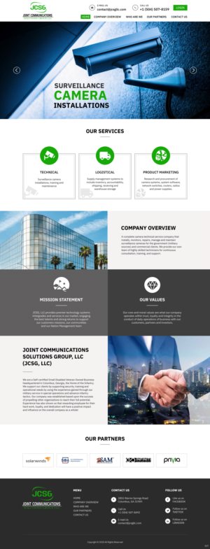 Web Design by pb for Joint Communications Solutions Group, LLC | Design: #23663540