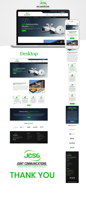 Web Design by sai.designer87 for Joint Communications Solutions Group, LLC | Design: #23662492
