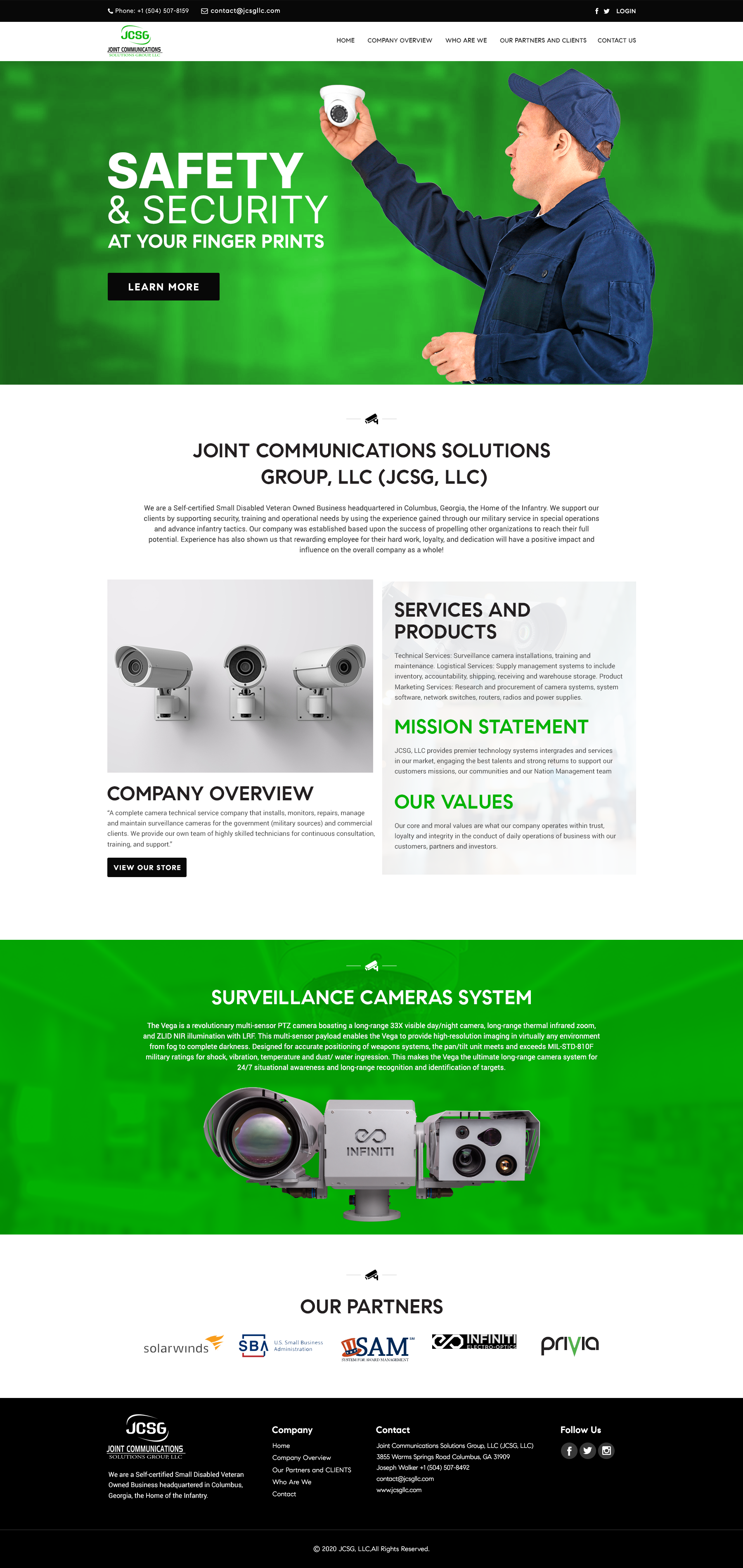 Web Design par Ayesha Khan pour Joint Communications Solutions Group, LLC | Design #23674450
