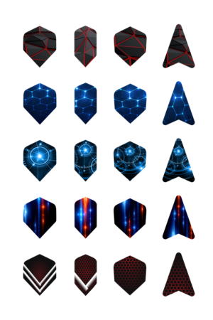 Create beautiful and dynamic designs for our Dart Flights based on the examples provided | Diseño Gráfico por design.bb