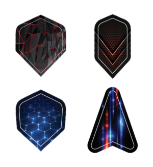 Create beautiful and dynamic designs for our Dart Flights based on the examples provided | Grafik-Design von desainerd